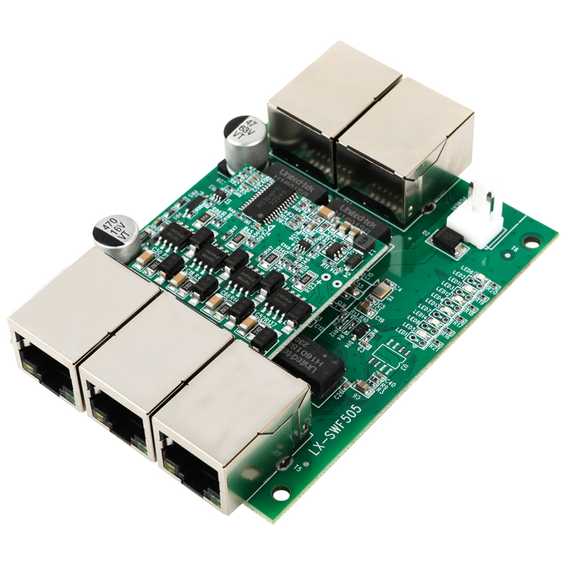 LX-SWF505-1 國產(chǎn)芯片標(biāo)準(zhǔn)POE交換機(jī)模塊