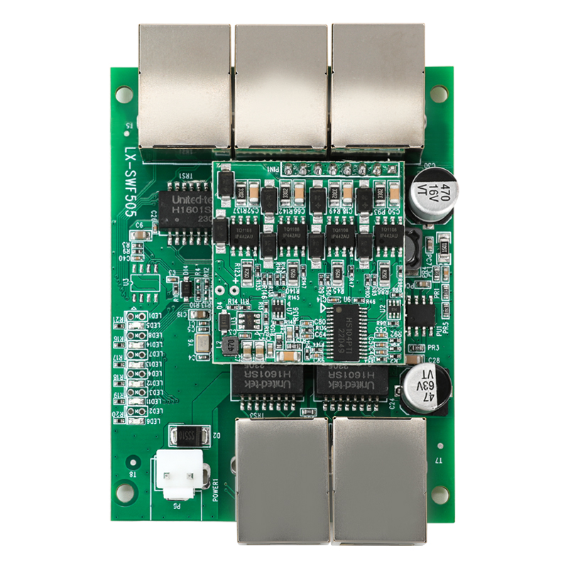 LX-SWF505-1 國產(chǎn)芯片標(biāo)準(zhǔn)POE交換機(jī)模塊