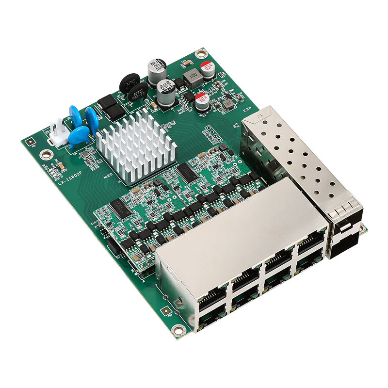 LX-IS802F 兩光8電環(huán)網交換機模塊